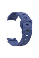 Galaxy Watch 6 40mm BSAY KRD-116 20mm Futbol Desenli Spor Tasarımlı Silikon Kordon-Sarı Yeşil