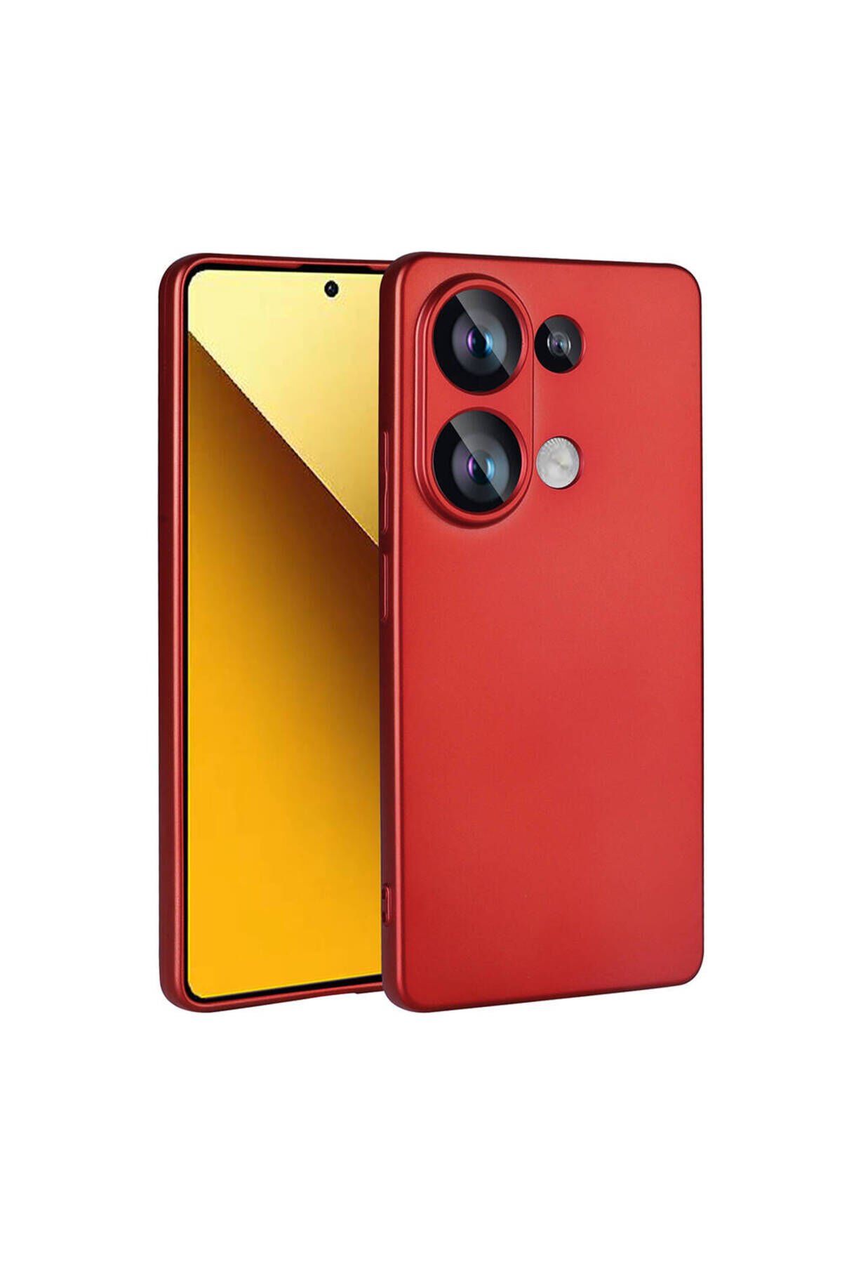 Poco M6 Pro 4G Kılıf GNST Premier Silikon Kapak - Lacivert Kırmızı