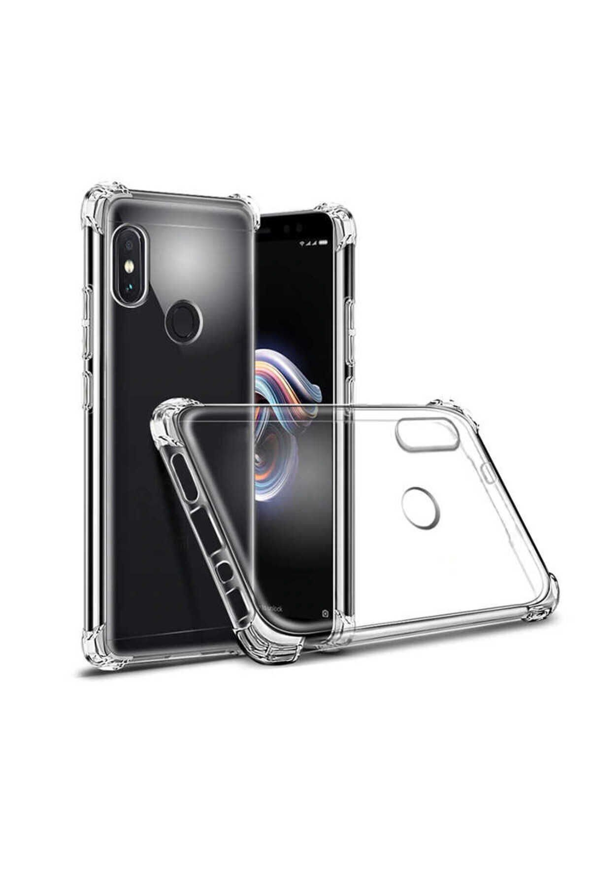Mi A2 Lite Kılıf BSAY Nitro Anti Shock Silikon - Renksiz Renksiz