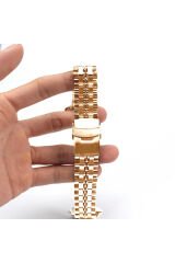 Watch 42mm Uyumlu KRD-54 Metal BSAY Kordon-Gümüş Siyah