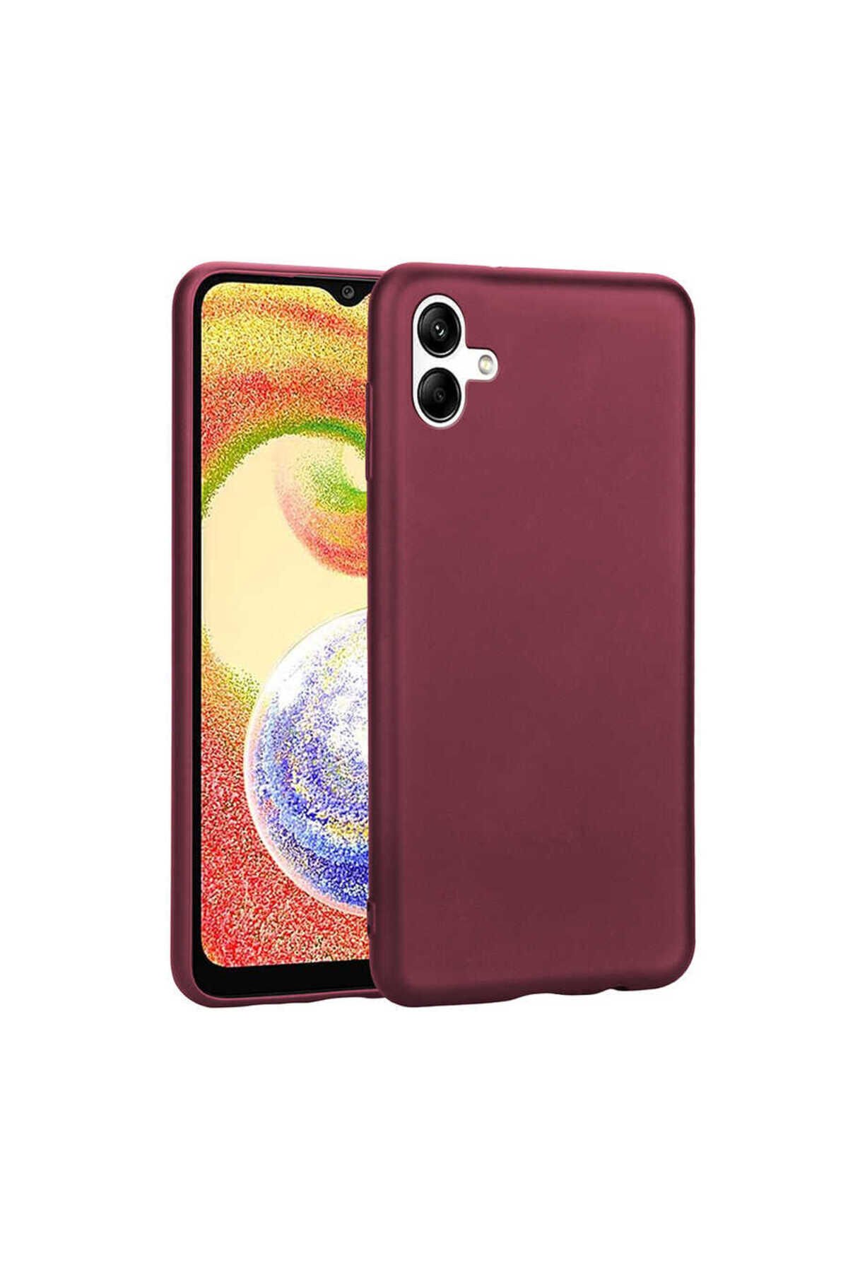 Galaxy A04 Kılıf BSAY Premier Silikon Kapak - Lacivert Mürdüm