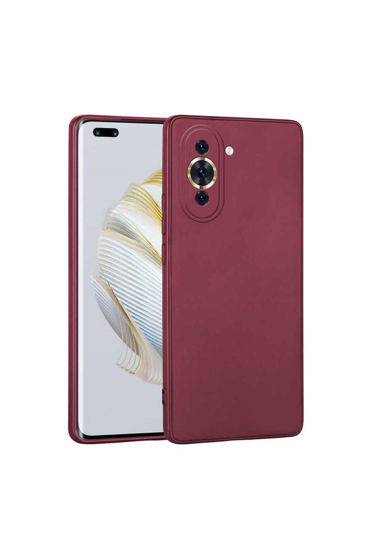 Huawei Nova 10 Pro Kılıf BSAY Premier Silikon Kapak - Gold Siyah