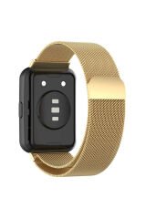Huawei Watch Fit 2 Uyumlu KRD-01 Metal BSAY Kordon-Gümüş Gümüş