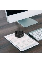 Huawei Watch Fit 2 Uyumlu KRD-01 Metal BSAY Kordon-Gümüş Gümüş