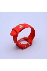 Watch 42mm Uyumlu 3 in 1 Klasik BSAY Kordon-Pembe Turuncu