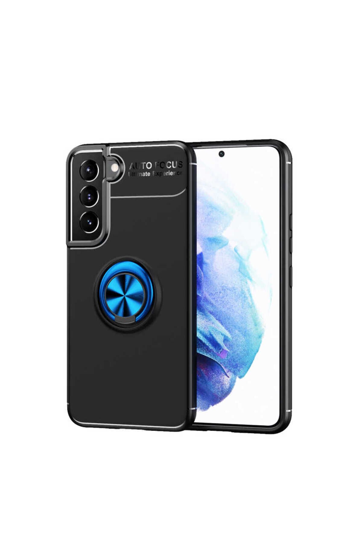 Galaxy S22 Kılıf BSAY Ravel Silikon Kapak - Mavi Mavi