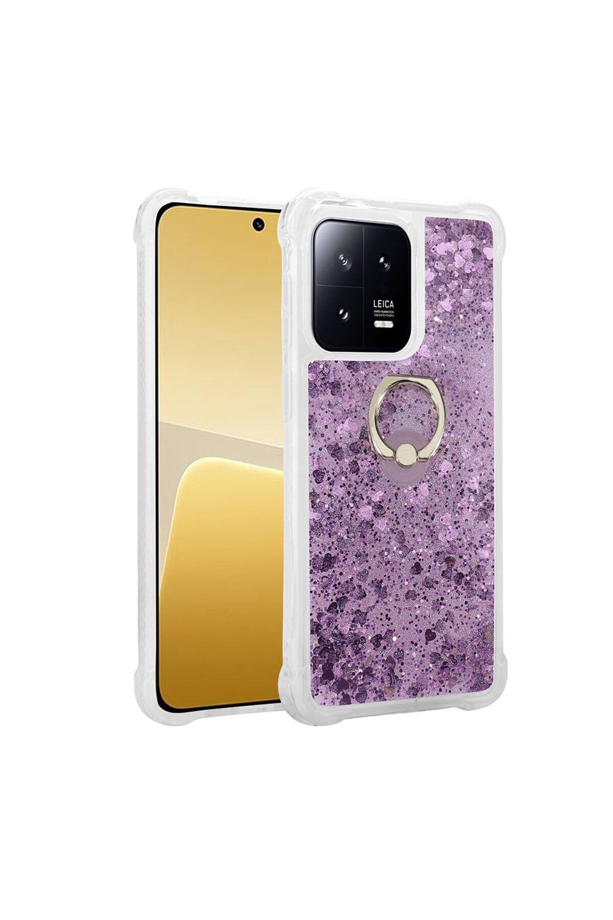 Mi 13 Pro Kılıf BSAY Milce Kapak - Gümüş Mor