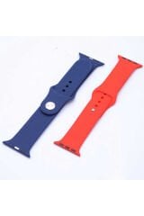 Watch 38mm Uyumlu Klasik BSAY Kordon-Yeşil Kırmızı