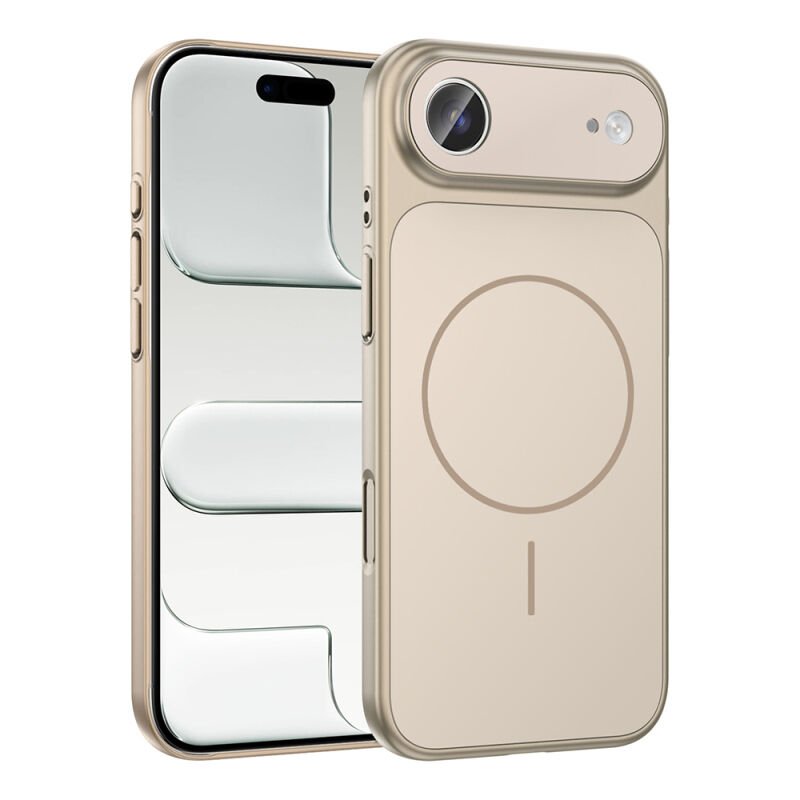 iPhone 17 Air Kılıf Zore M-Safe Şarj Özellikli Kamera Korumalı Formen Kılıf