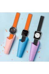 Galaxy Watch Active 2 44mm Uyumlu KRD-52 BSAY Kordon-Siyah