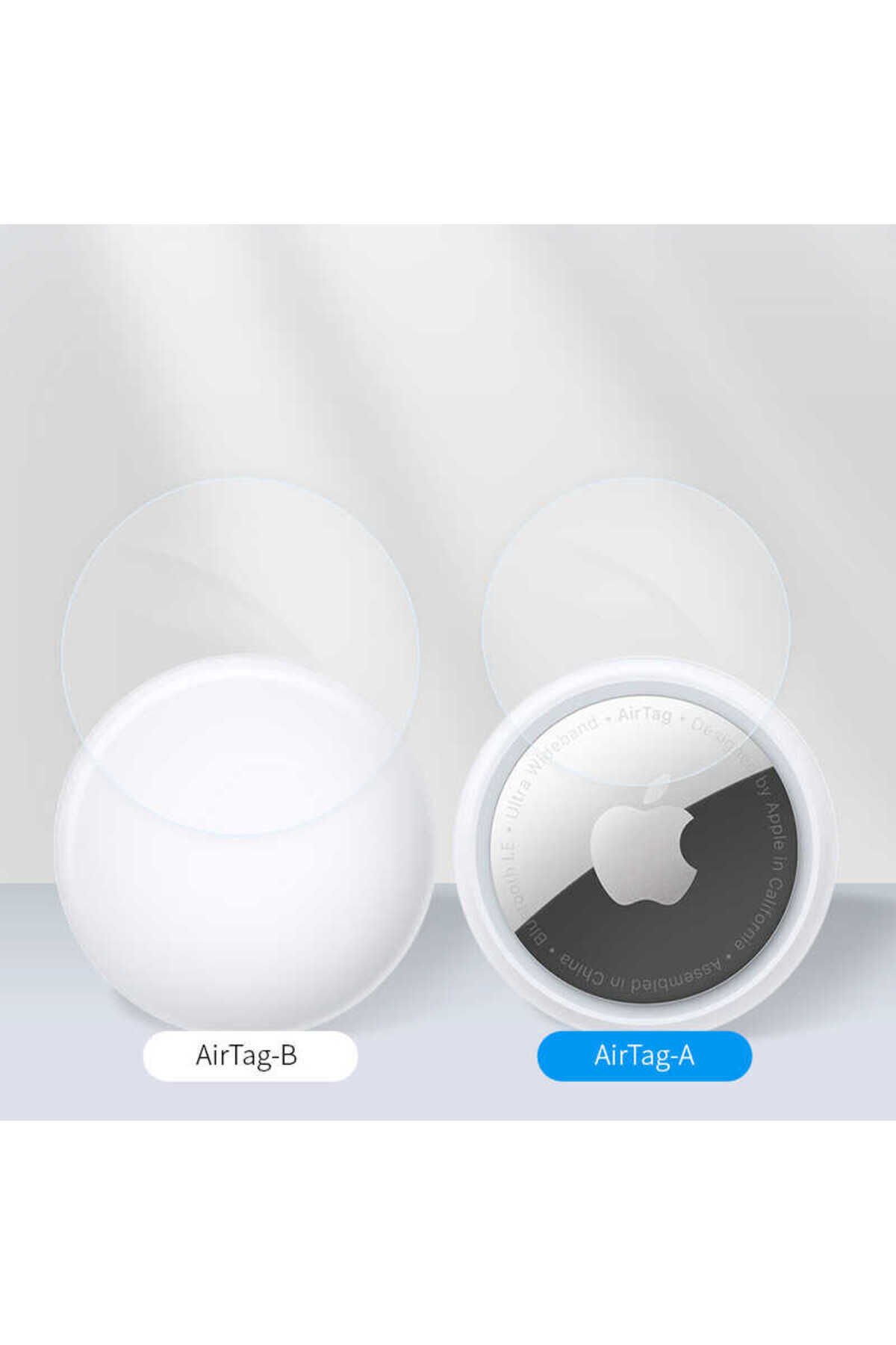 <kisamarka Airtag Yüzey Koruyucu-Renksiz Renksiz