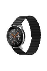 Galaxy Watch Active 2 44mm Uyumlu KRD-52 BSAY Kordon-Siyah