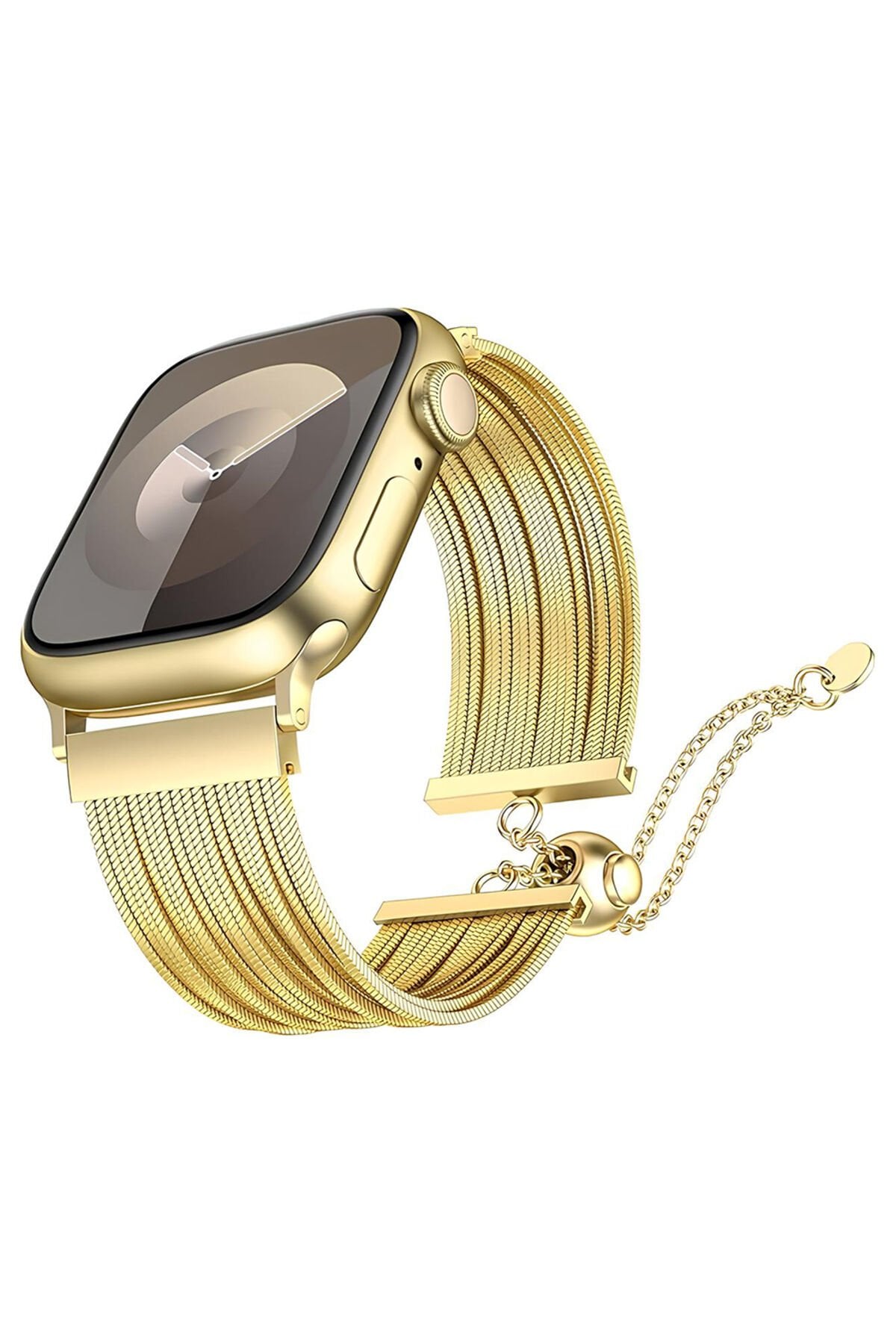 Watch 44mm GLLP KRD-137 Metal Hasır Kordon - Gold Gold