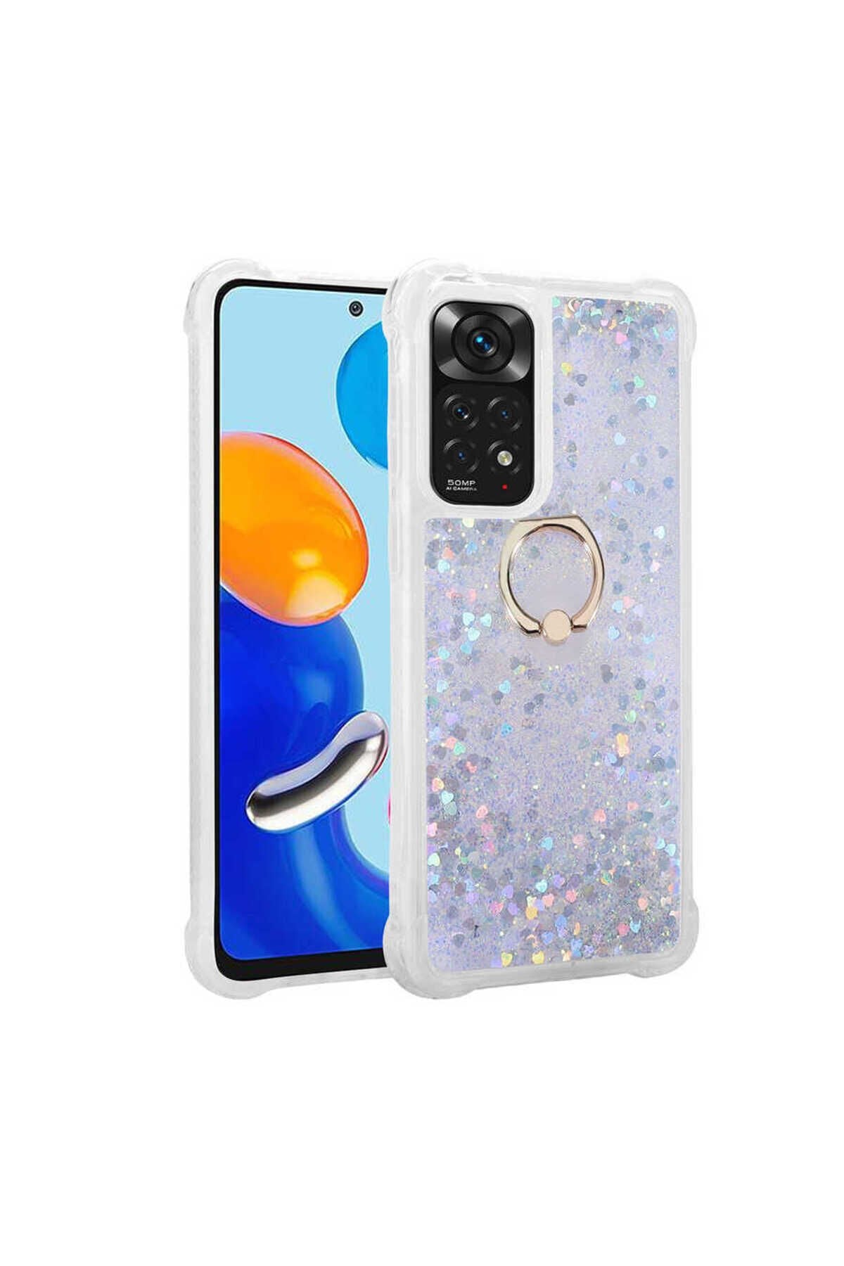 Redmi Note 11S Global Kılıf BSAY Milce Kapak - Gold Gümüş