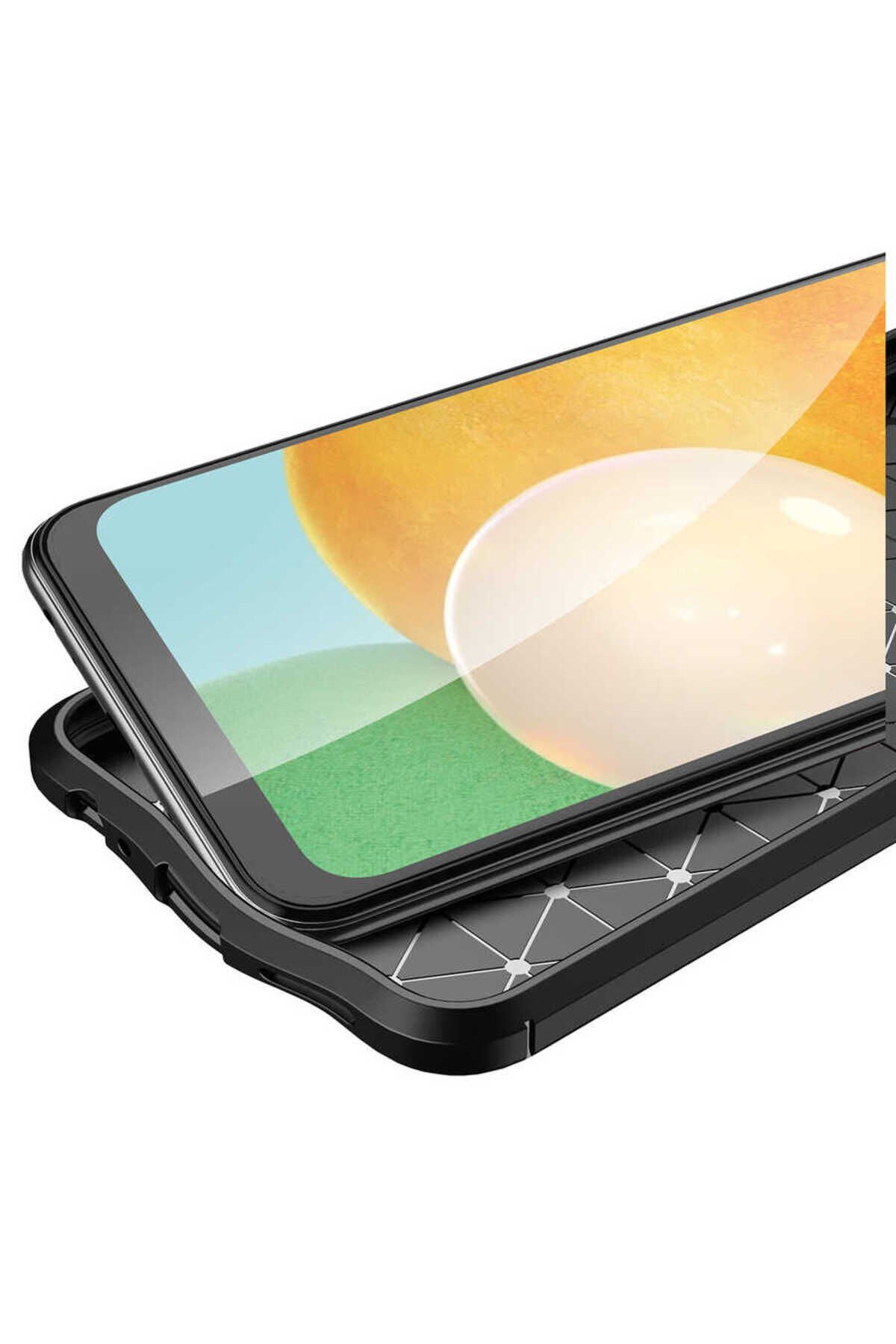 Galaxy M22 Kılıf BSAY Niss Silikon Kapak - Kırmızı Kırmızı