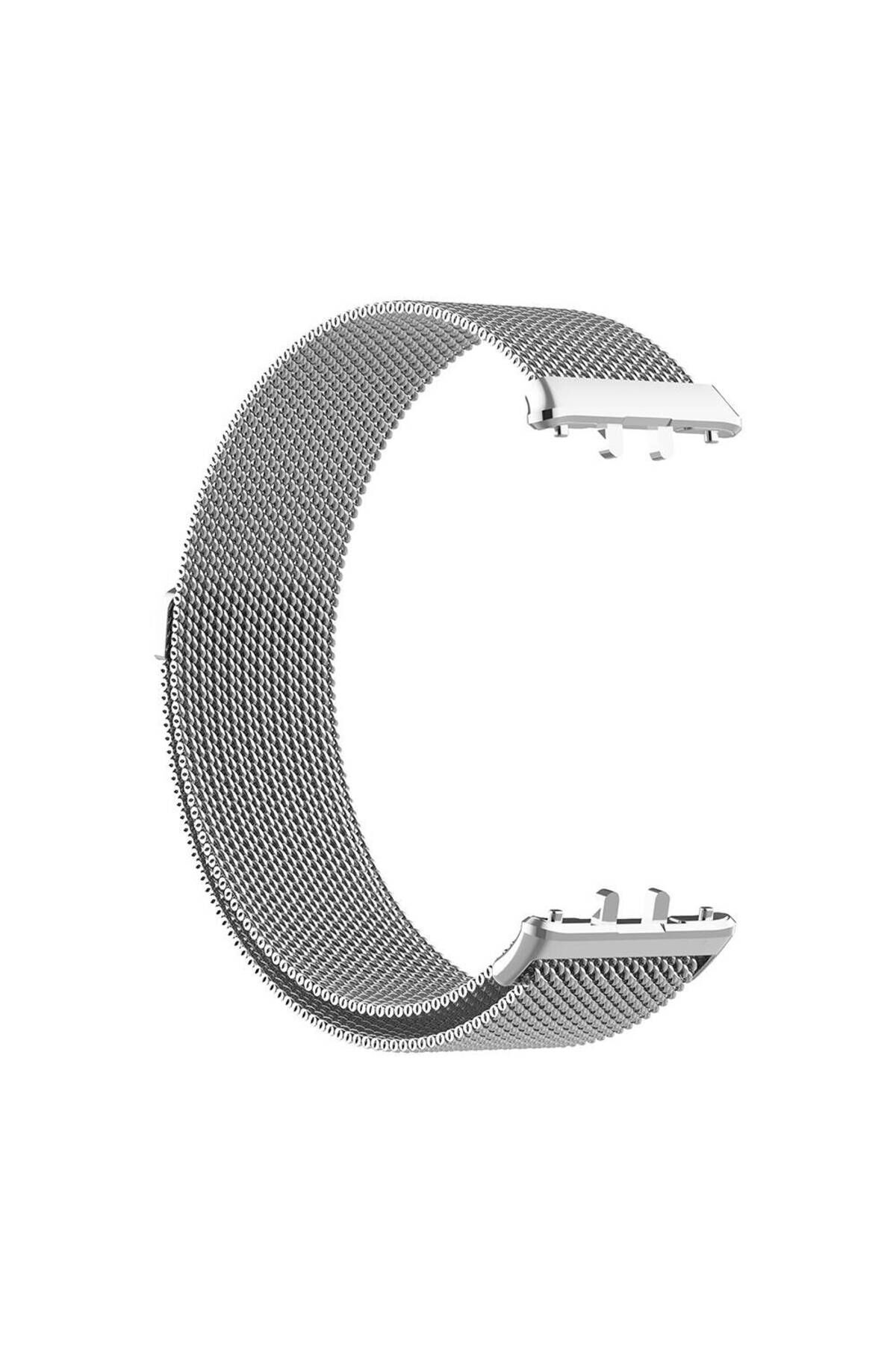 Galaxy Fit 3 BSAY- KRD-01 Metal Kordon-Gümüş Gümüş