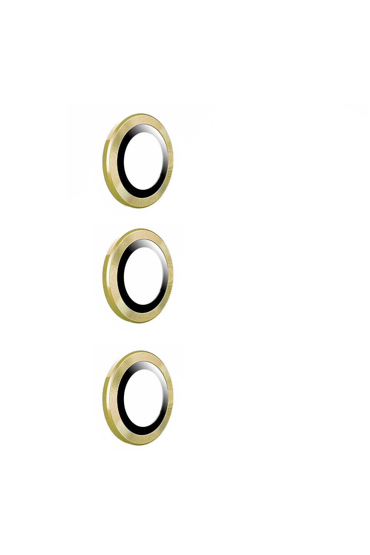 Galaxy S23 FE Uyumlu HRMN Kamera Koruyucu Cam Filmi-Gold Gold