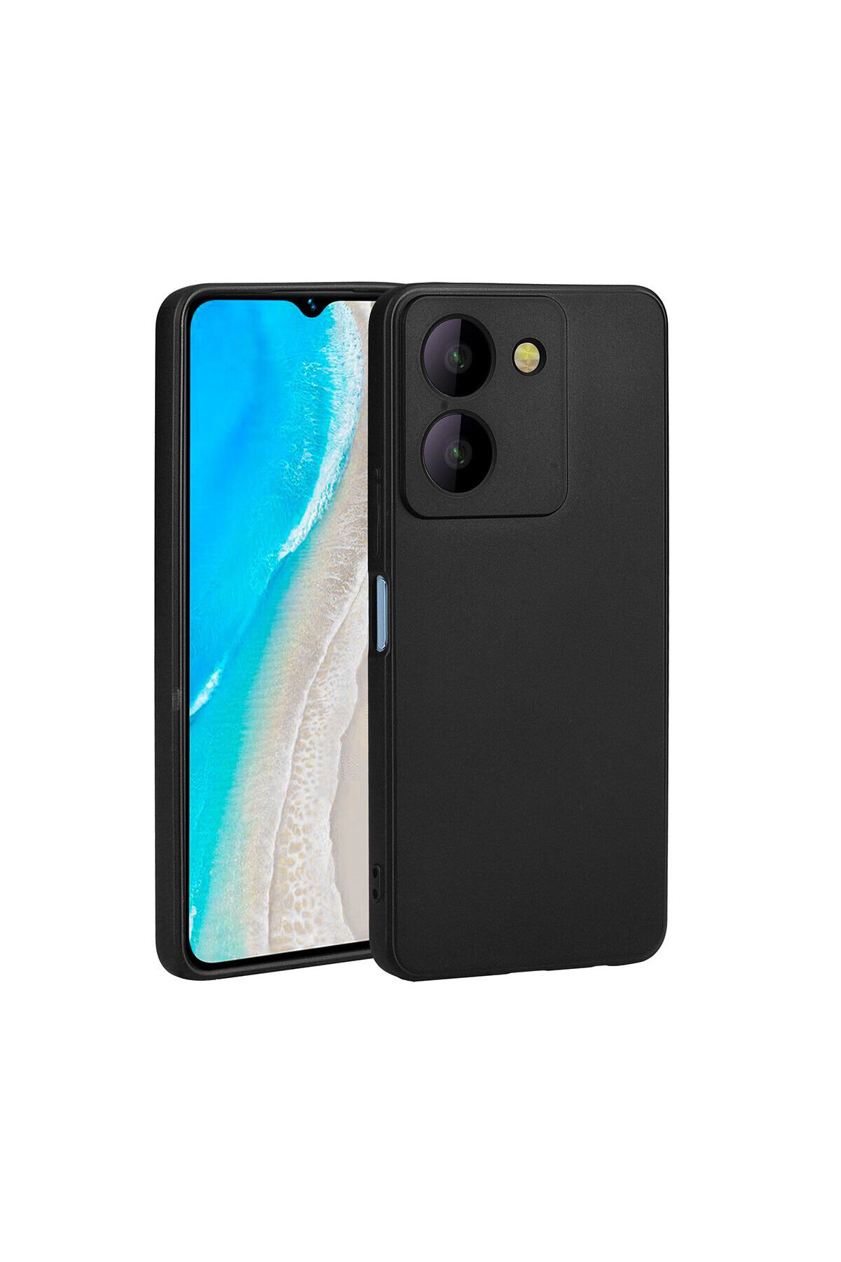Vivo Y36 4G Kılıf BSAY Premier Silikon Kapak - Siyah Siyah