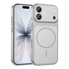 iPhone 17 Kılıf Zore M-Safe Şarj Özellikli Kamera Korumalı Formen Kılıf Siyah