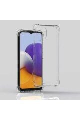 Galaxy M22 Kılıf BSAY Nitro Anti Shock Silikon - Renksiz Renksiz