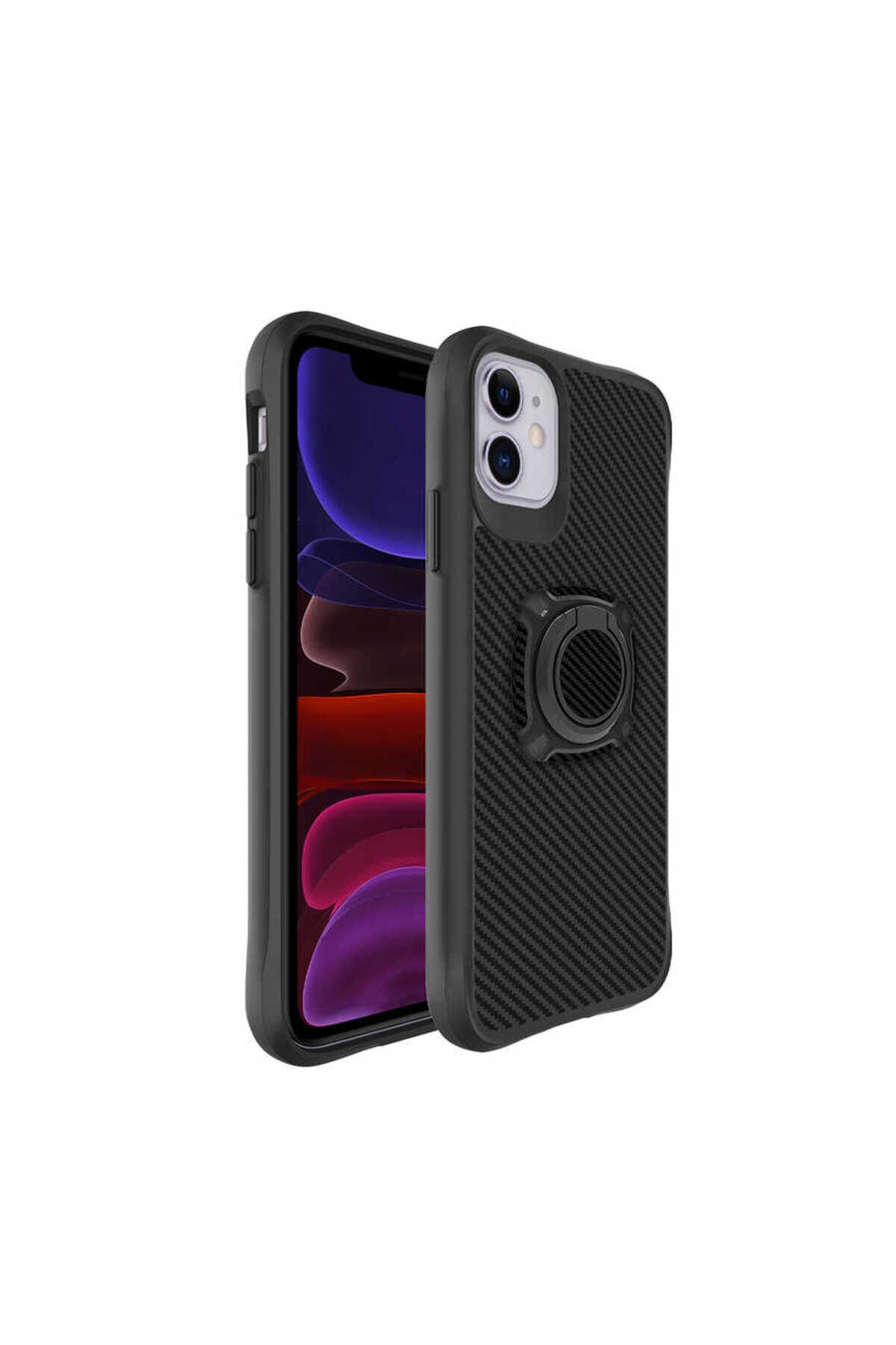 iPhone 12 Uyumlu BSAY Timo Kılıf-Siyah
