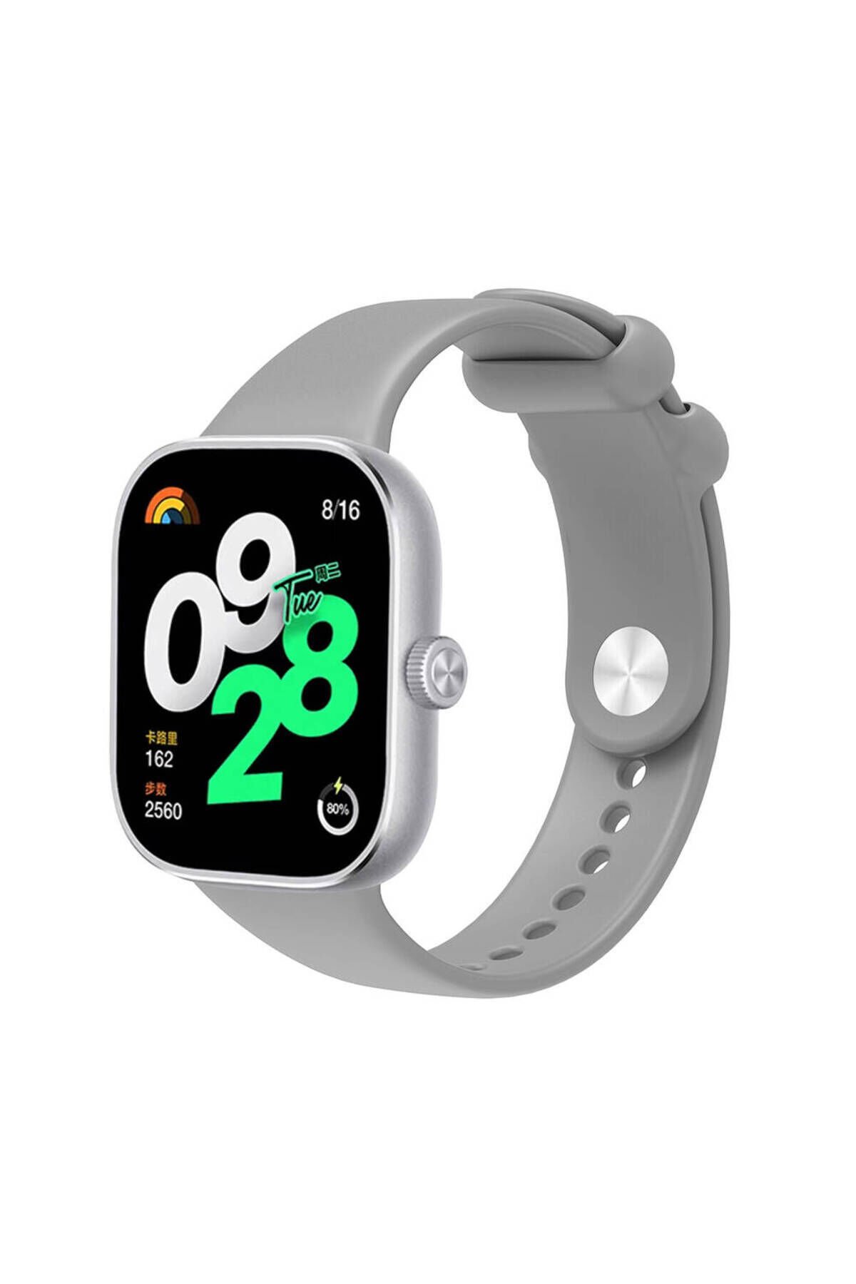 Mi Band 8 Pro BSAY- KRD-109 Silikon Kordon-Sarı Gri