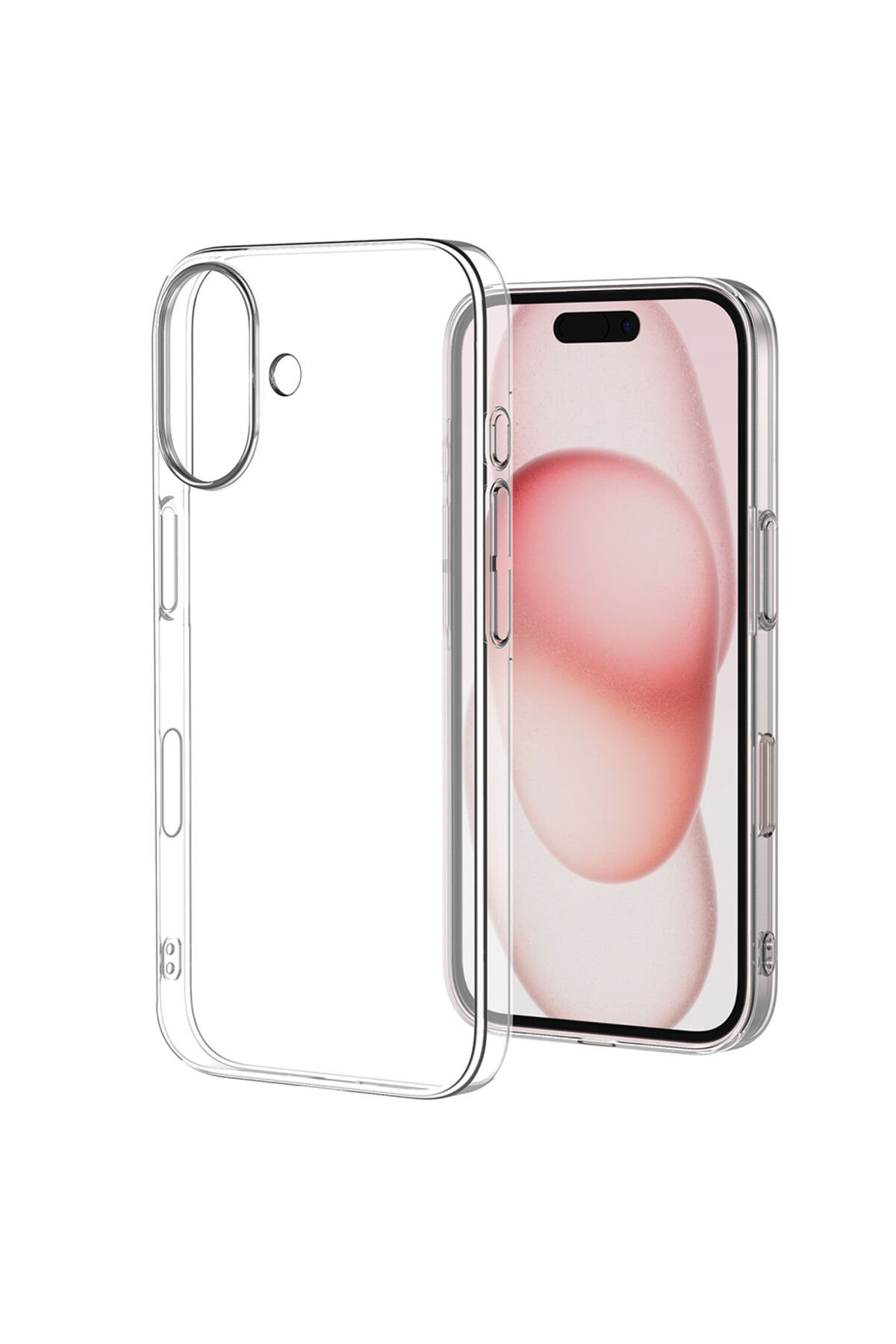 iPhone 17 Kılıf BSAY Droga Kapak - Şeffaf Şeffaf