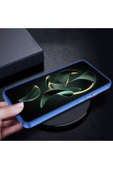 Mi 13T Pro Kılıf BSAY Flora Kapak - Mavi Mavi