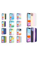 iPhone 11 Uyumlu Kamera Korumalı Renkli THTTerli BSAY X-Cam Kılıf-NO14 No1