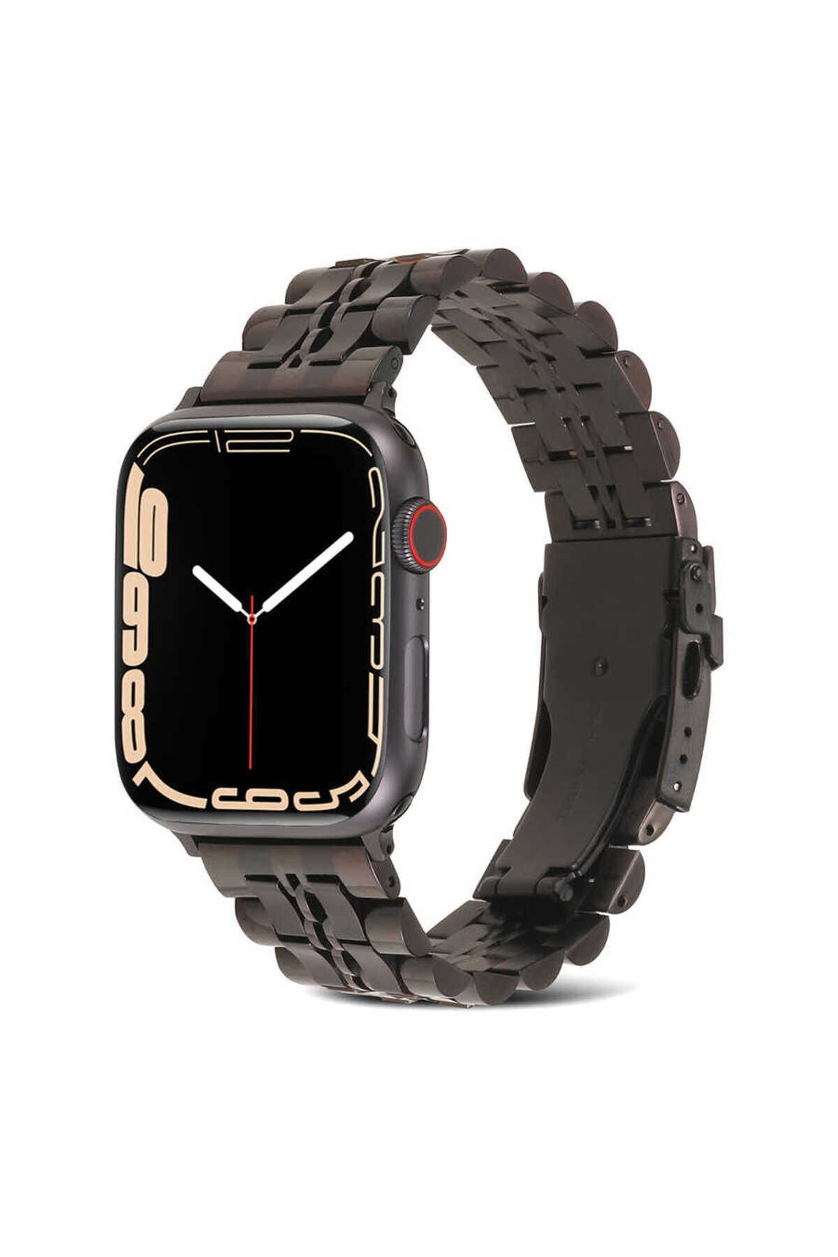 Watch 38mm Uyumlu KRD-54 Metal BSAY Kordon-Siyah