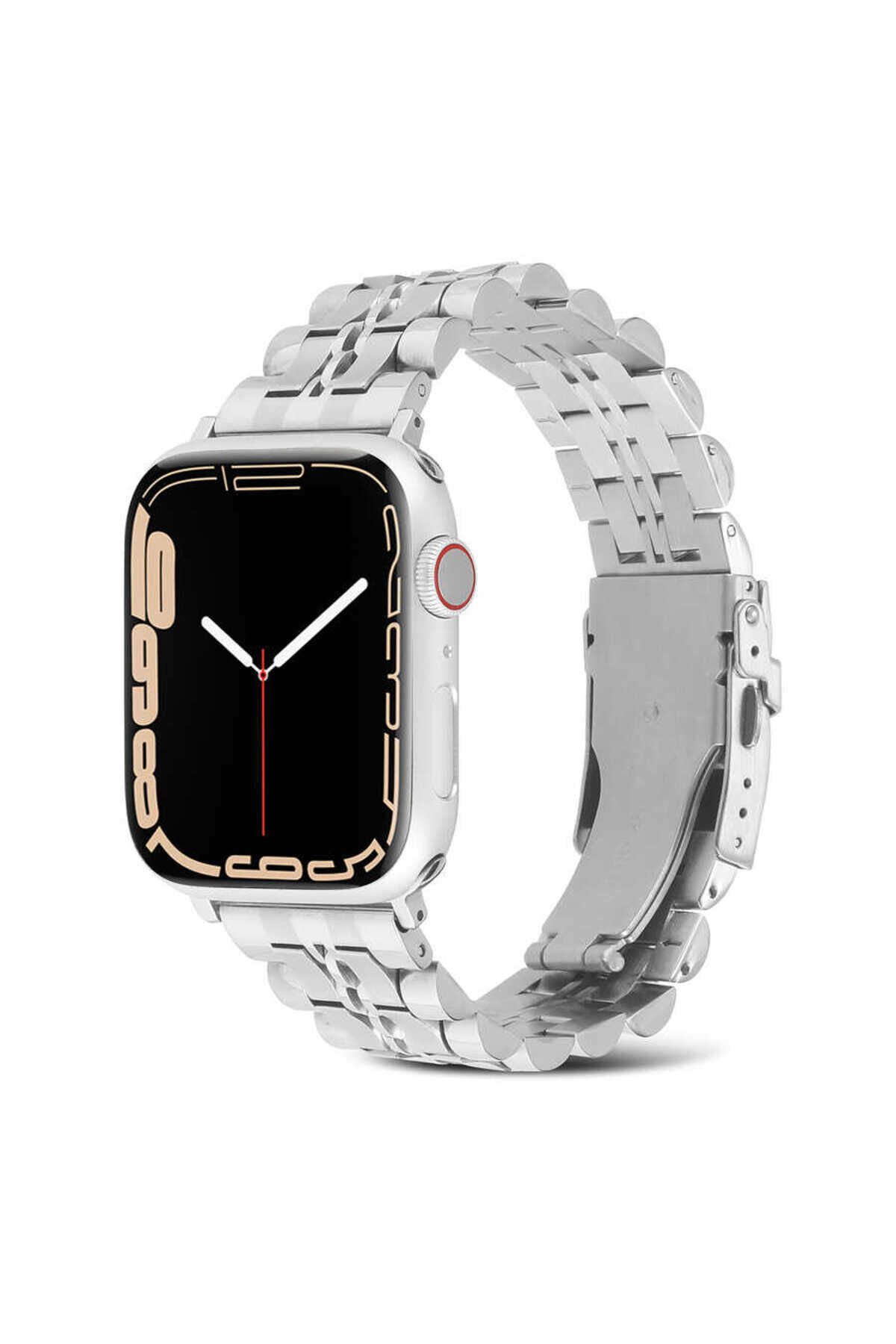 Watch 40mm Uyumlu KRD-54 Metal BSAY Kordon-Gümüş