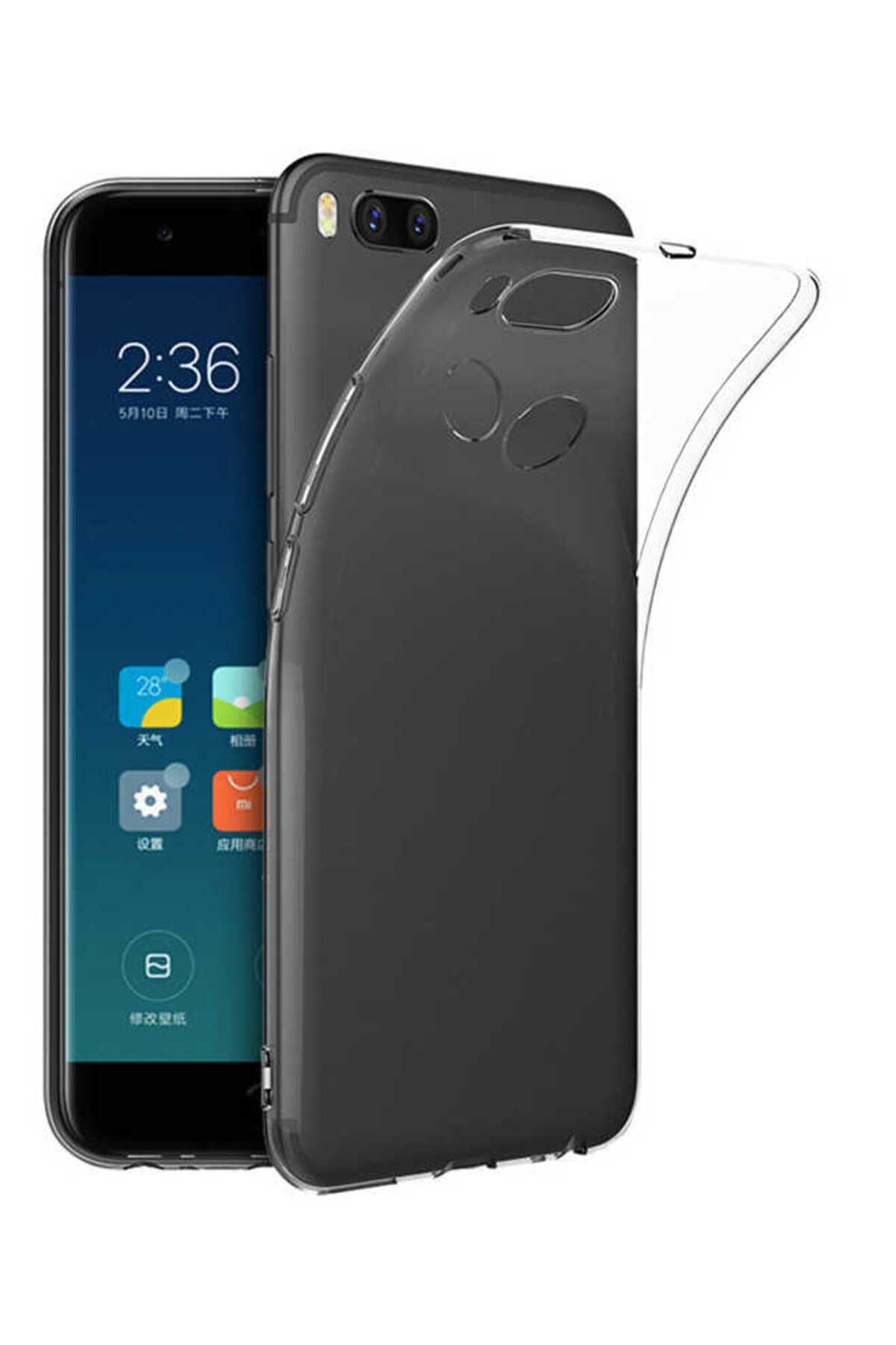 Mi 5X Kılıf BSAY Süper Silikon Kapak - Renksiz Renksiz