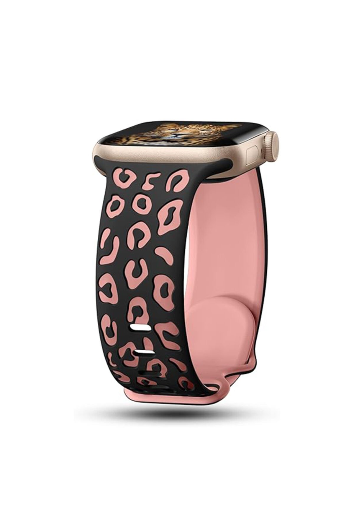 Watch 40mm SVL KRD-140 Silikon Kordon Strap Kayış - Siyah-Mavi Siyah-Mavi