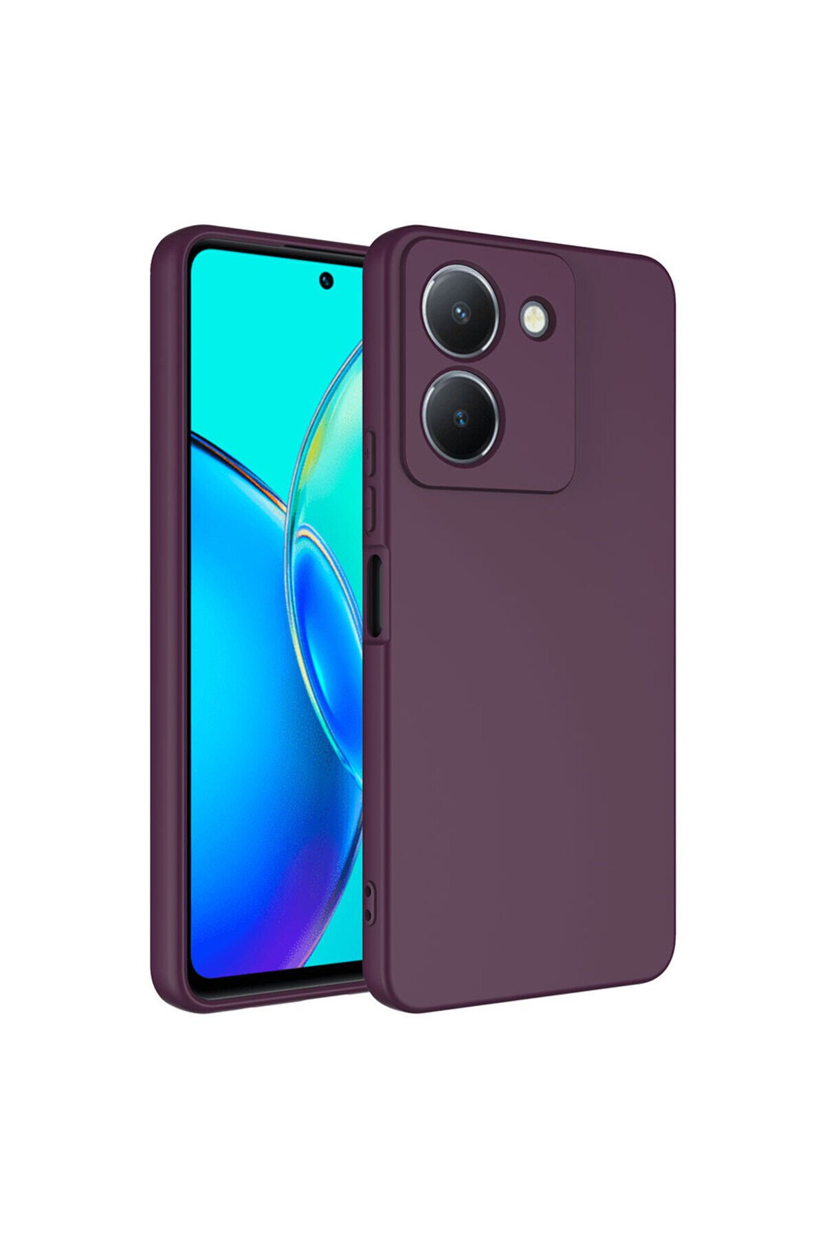 Vivo Y36 4G Kılıf BSAY Mara Lansman Kapak - Pembe Kırmızı