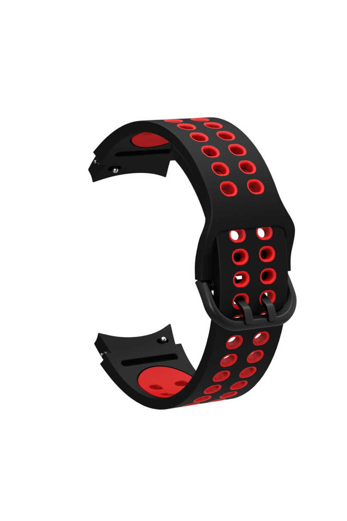 Galaxy Watch 4 40mm KRD-02 Uyumlu BSAY Kordon-Gri-Beyaz