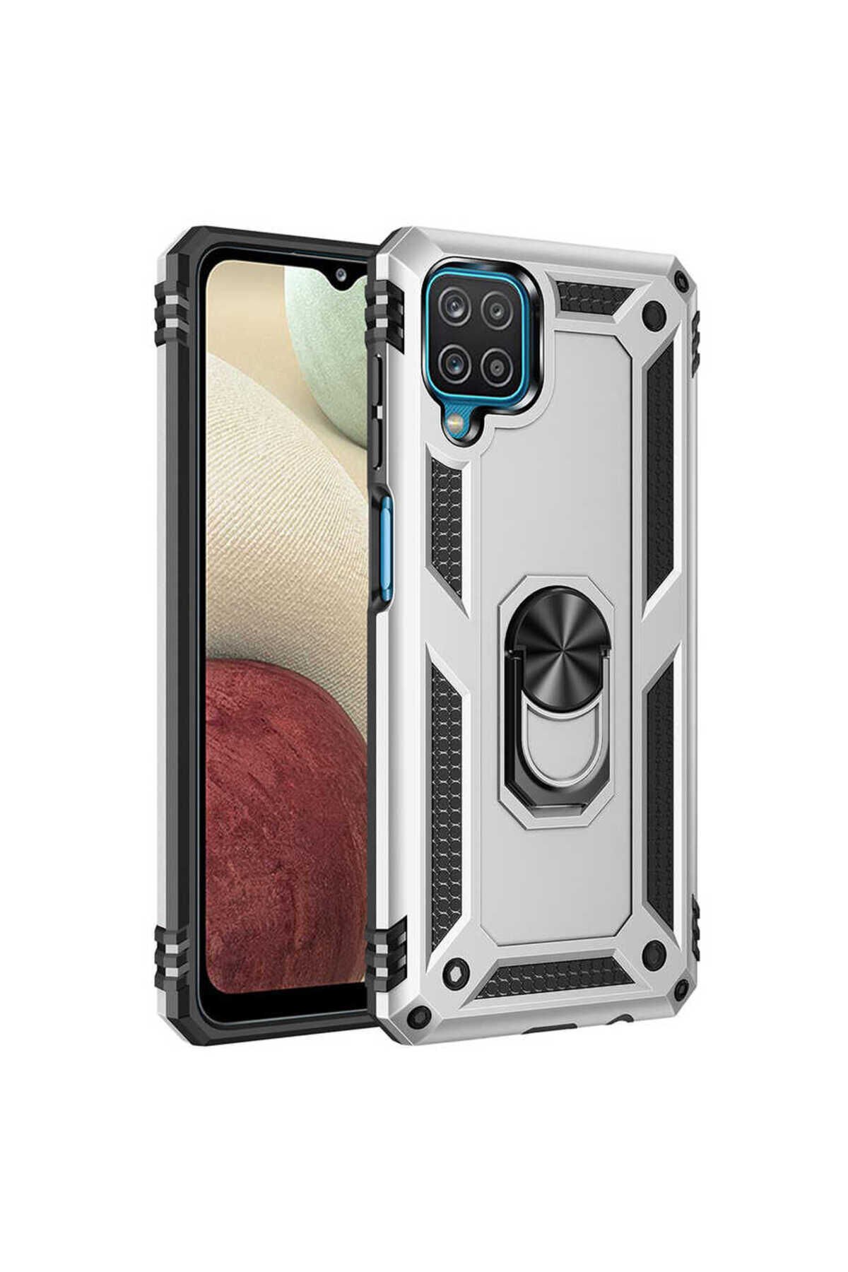 Galaxy M22 Kılıf BSAY Vega Kapak - Gri Gri