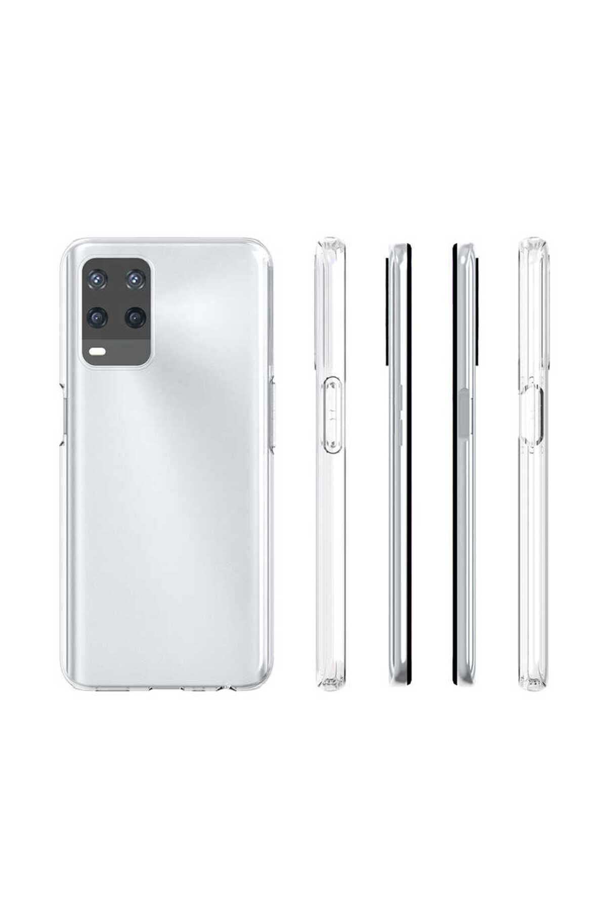 A54 4G Kılıf ASMA Süper Silikon Kapak - Renksiz Renksiz