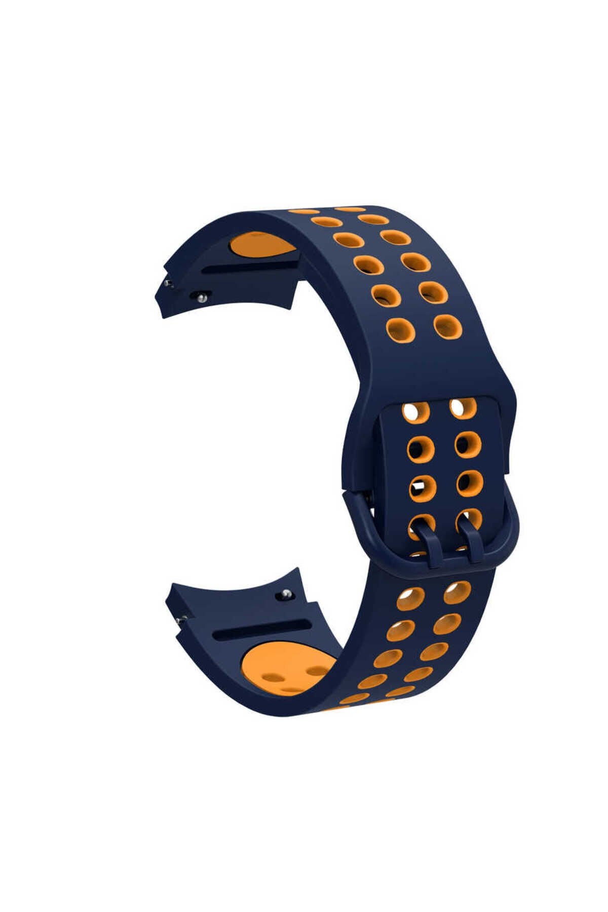 Galaxy Watch 4 44mm KRD-02 Uyumlu BSAY Kordon-Mavi-Sarı