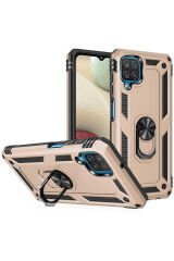 Galaxy M22 Kılıf BSAY Vega Kapak - Gri Siyah