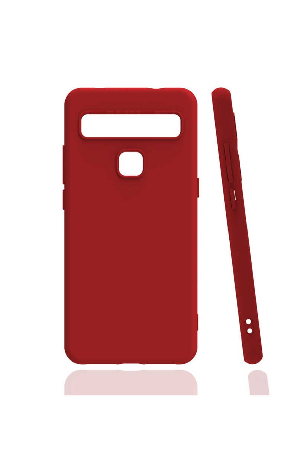 TCL 10L Kılıf BSAY Biye Silikon - Siyah Kırmızı