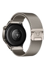 Huawei Watch GT2 46mm BSAY KRD-25 Metal Hasır Kordon - Siyah Gri