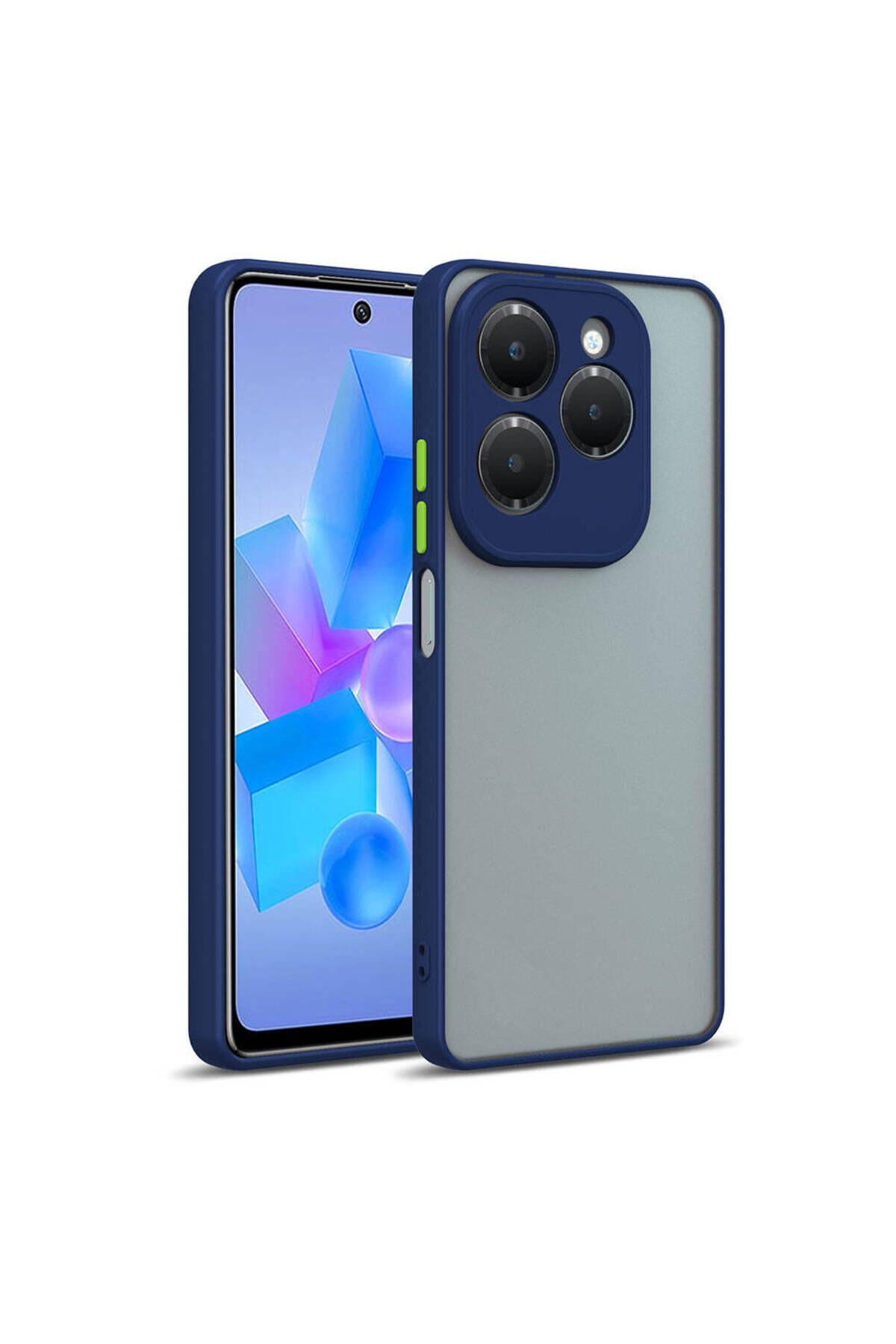 İnfinix Hot 40i Kılıf BSAY Hux Kapak - Siyah Siyah