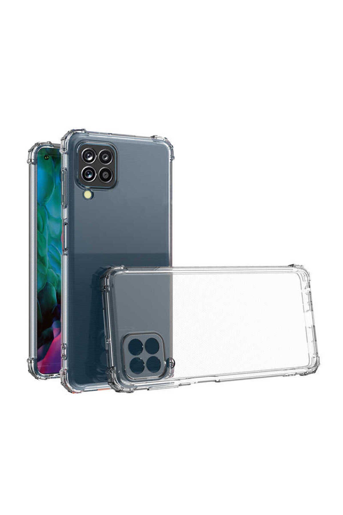 Galaxy M33 Kılıf BSAY Kamera Korumalı Nitro Anti Shock Silikon - Renksiz Renksiz