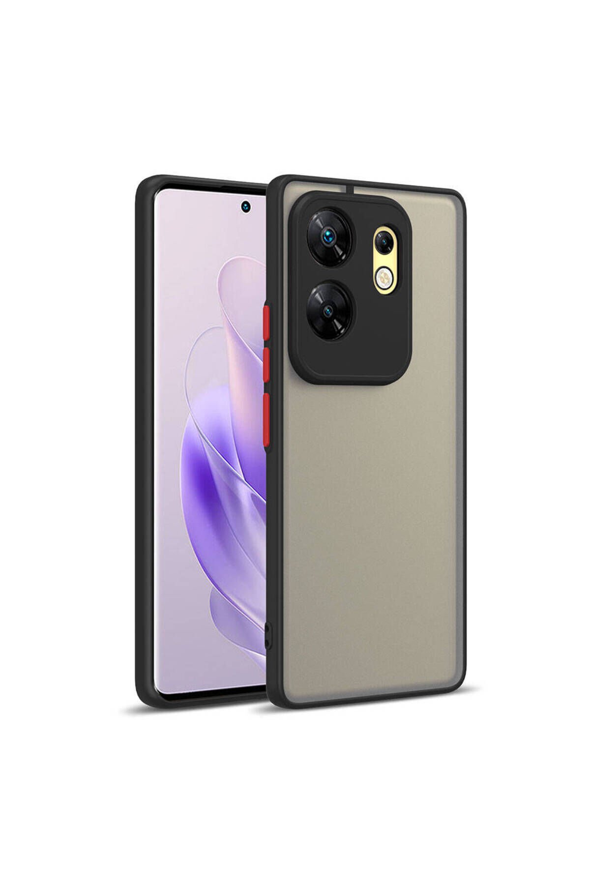 İnfinix Zero 30 4G Kılıf BSAY Hux Kapak - Siyah Siyah