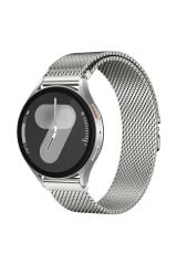Huawei Watch GT 3 46mm BSAY KRD-25 Metal Hasır Kordon - Gri Gri