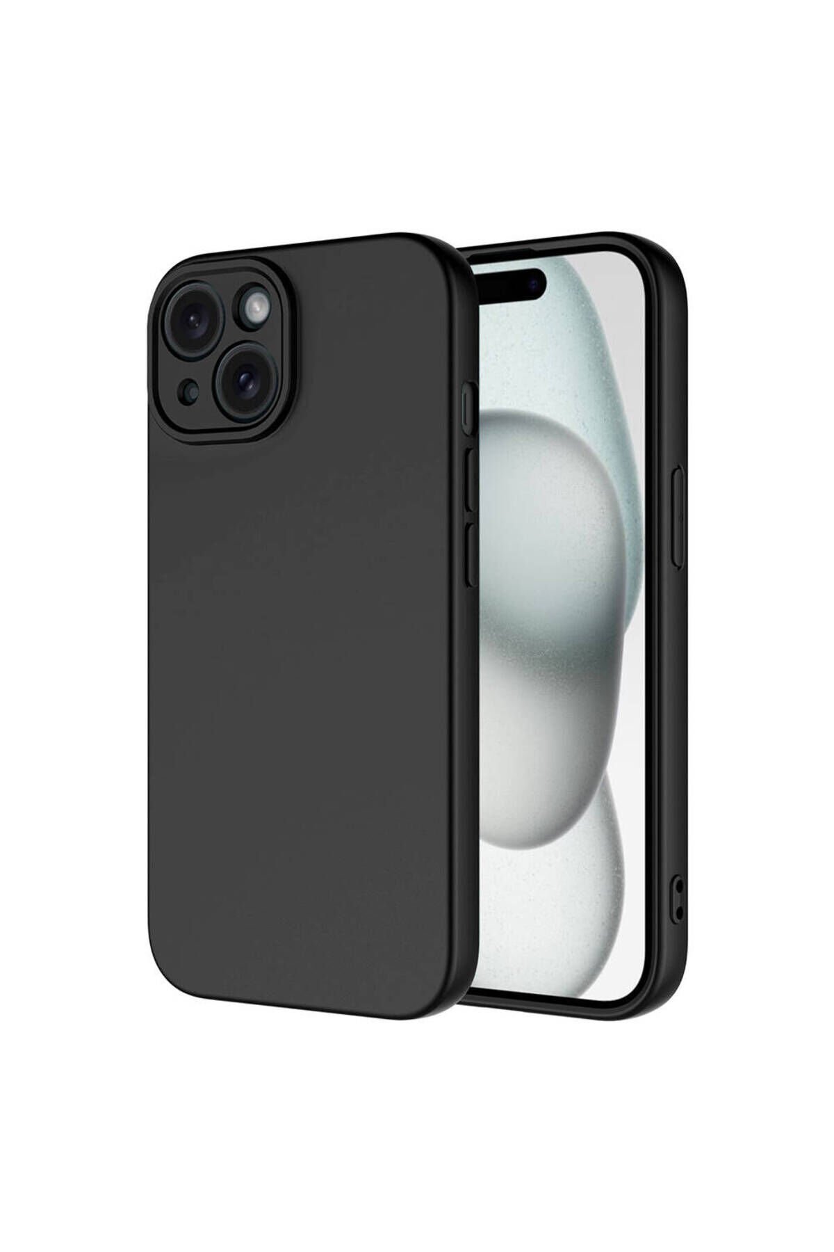 iPhone 15 Kılıf BSAY Mara Lansman Kapak-Siyah Siyah