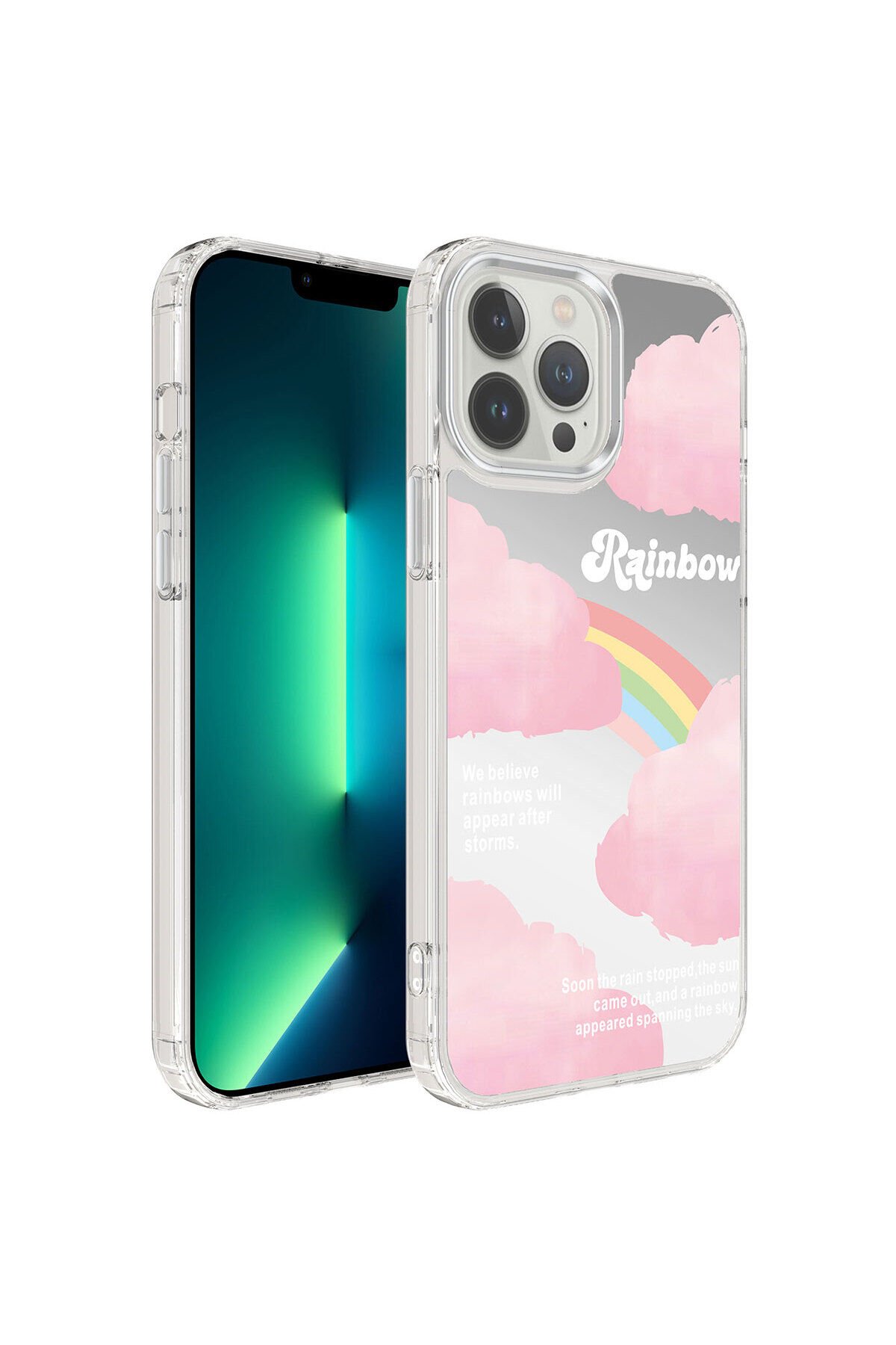 iPhone 12 Pro Uyumlu AiHTTgli Parlak Tasarımlı BSAY Mimbo Kılıf-NO2 No6