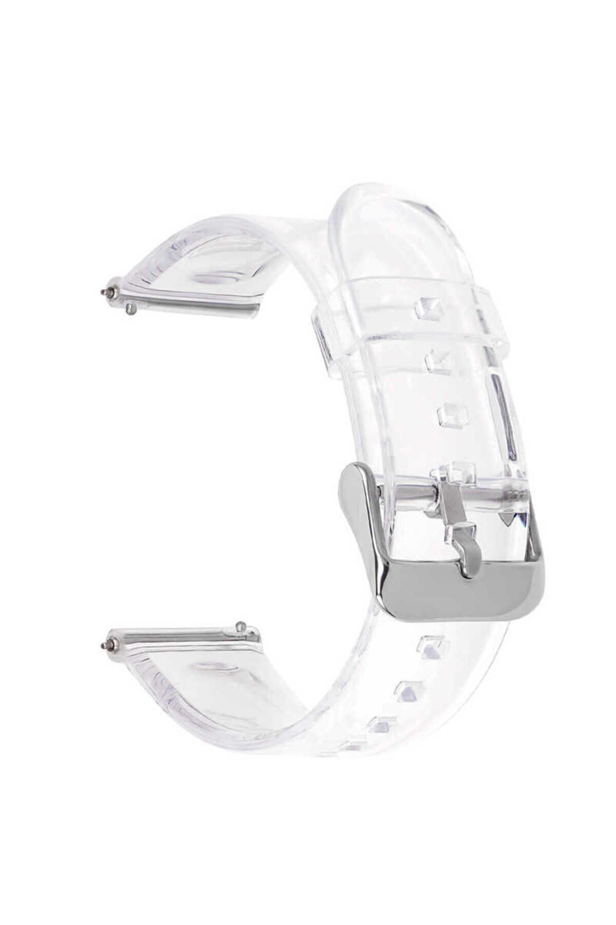 Galaxy Watch 46mm KRD-13 Şeffaf Uyumlu BSAY Kordon-Renksiz