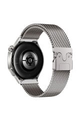 Huawei Watch GT4 41mm BSAY KRD-25 Metal Hasır Kordon - Gümüş Siyah