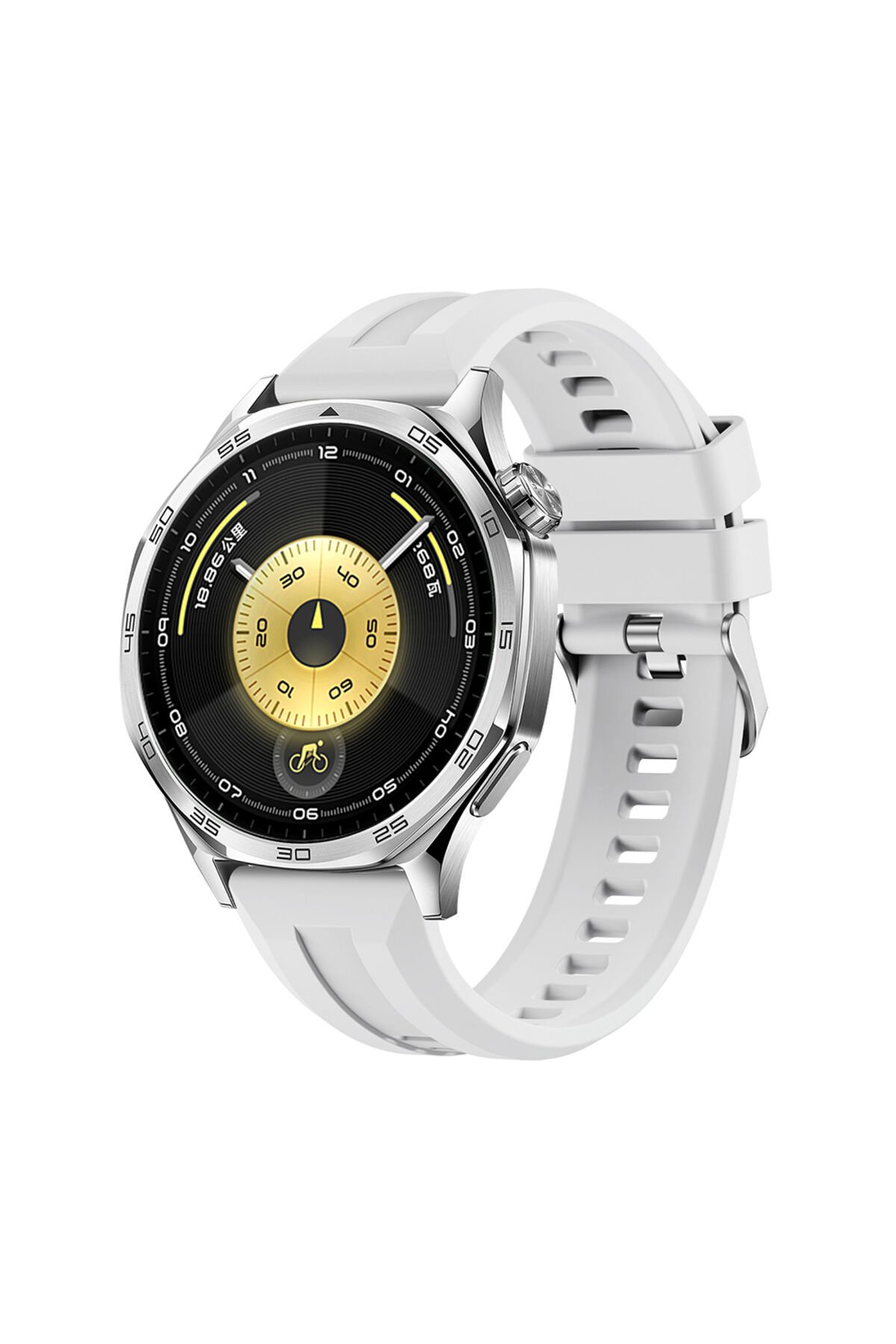 Huawei GT2 46mm FRMS KRD-148 22mm Silikon Kordon - Beyaz
